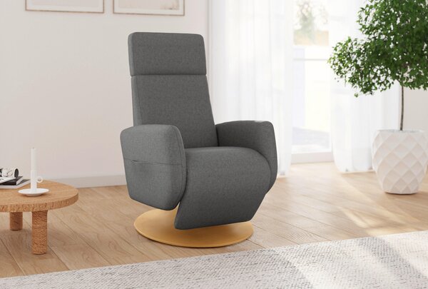 RELAXAČNÉ KRESLO, textil, tmavosivá Sit & More - Online Only obývacie izby, Online Only