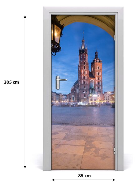 Fototapeta samolepiace na dvere Krakov Poľsko 85x205 cm