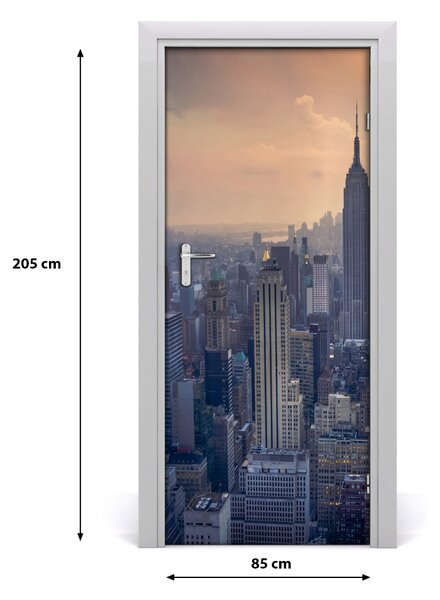 Fototapeta samolepiace dvere Manhattan New York 85x205 cm