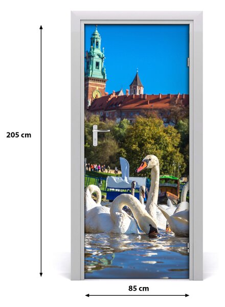 Fototapeta samolepiace na dvere Krakov Poľsko 85x205 cm