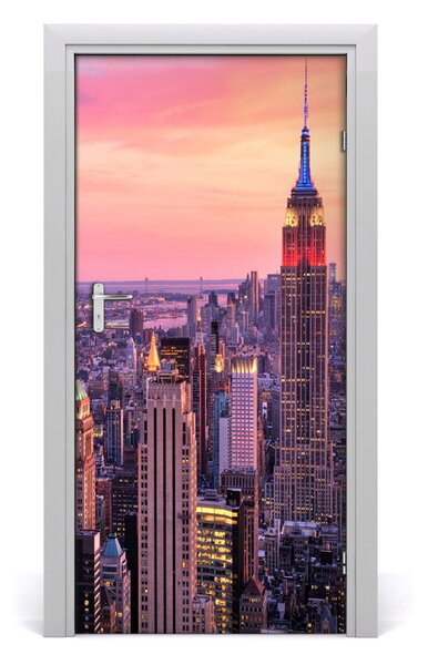 Fototapeta samolepiace na dvere New York zachód 95x205 cm