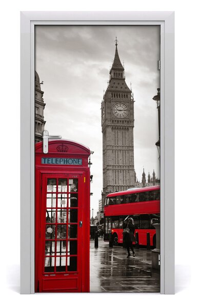 Fototapeta samolepiace na dvere Elizabeth Tower Londýn 95x205 cm