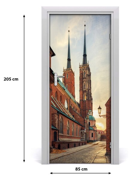 Fototapeta samolepiace na dvere Vratislav Poľsko 85x205 cm