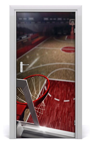 Fototapeta samolepiace dvere basketbal ihrisko 95x205 cm