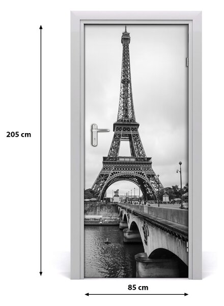 Fototapeta samolepiace na dvere Eiffelova veža 85x205 cm