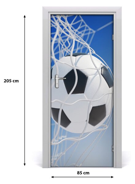 Fototapeta samolepiace na dvere lopta v bránke 85x205 cm