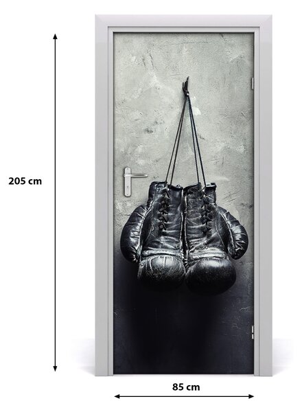 Fototapeta samolepiace dvere boxerské rukavice 85x205 cm