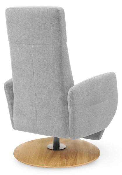 RELAXAČNÉ KRESLO, textil, svetlosivá Sit & More - Online Only obývacie izby, Online Only