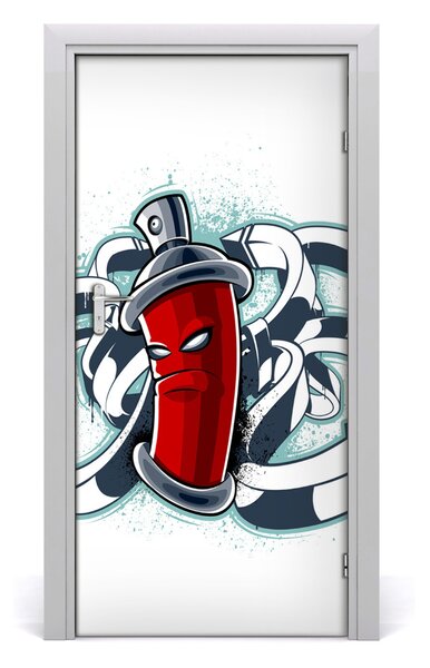 Fototapeta samolepiace na dvere graffiti 95x205 cm