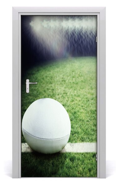 Fototapeta samolepiace na dvere loptu na rugby 95x205 cm