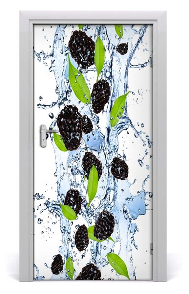 Fototapeta na dvere samolepiace ostružina a voda 95x205 cm