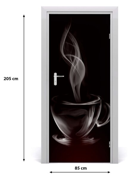 Fototapeta na dvere samolepiace aromatická káva 85x205 cm