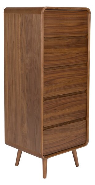 Hnedá komoda z jaseňového dreva 45x112x40 cm Rise – Zuiver