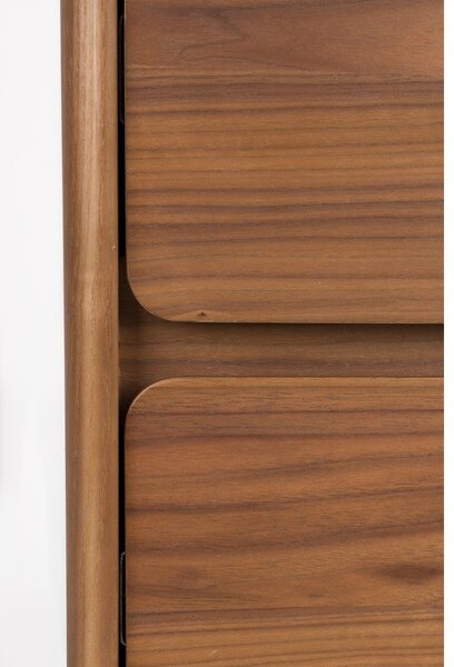Hnedá komoda z jaseňového dreva 45x112x40 cm Rise – Zuiver