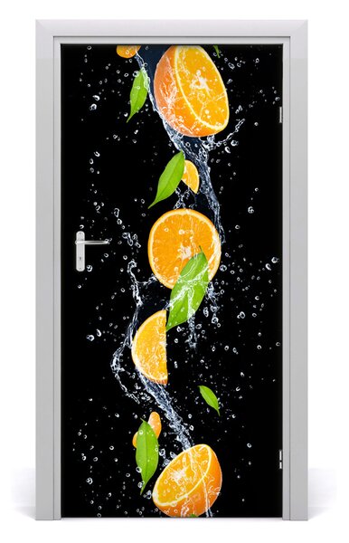 Fototapeta na dvere samolepiace pomaranče 95x205 cm