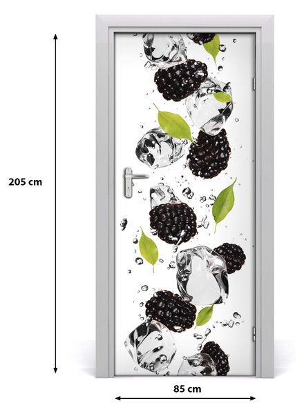 Fototapeta na dvere samolepiace ostružina a voda 85x205 cm