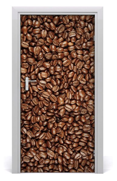 Fototapeta na dvere samolepiace zrnká kávy 95x205 cm