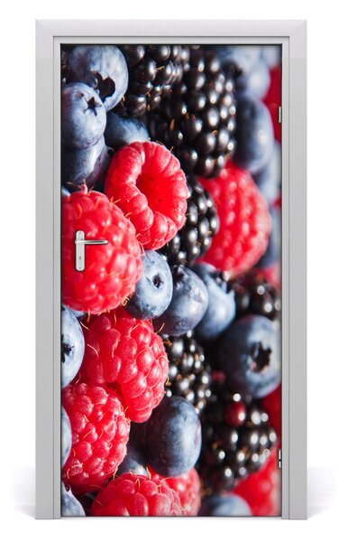 Fototapeta na dvere samolepiace lesné ovocie 95x205 cm