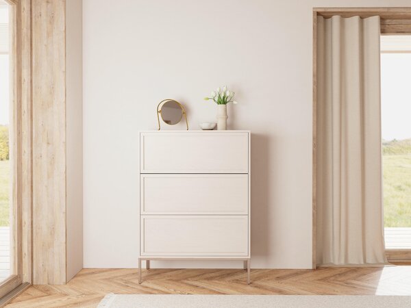 KOMODA, sivá, 80/110/40 cm MID.YOU - Komody, Online Only