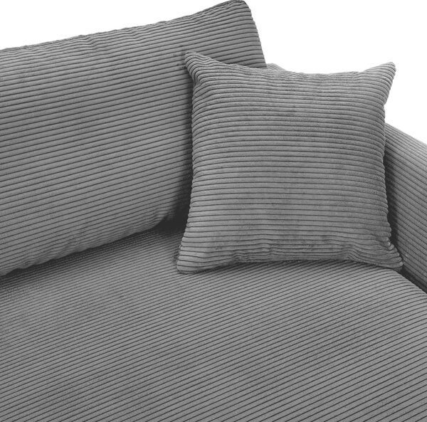 ROHOVÁ SEDAČKA, textil, antracitová Carryhome - Sedačky, Online Only