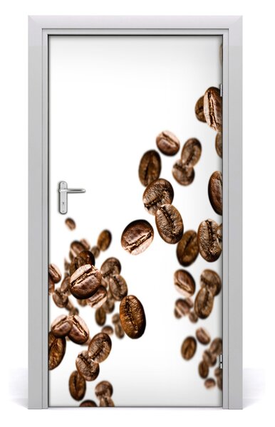 Fototapeta na dvere samolepiace zrnká kávy 95x205 cm