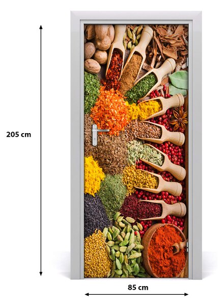 Fototapeta na dvere samolepiace korenie 85x205 cm