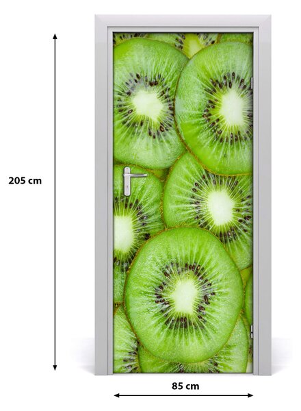 Fototapeta na dvere do domu samolepiace kiwi 85x205 cm