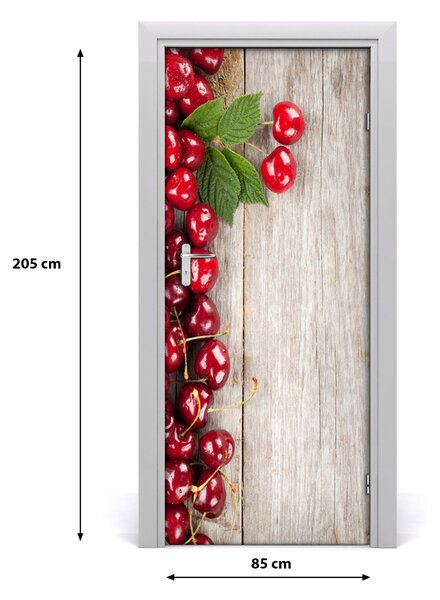 Fototapeta na dvere do domu samolepiace višne 85x205 cm