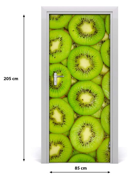 Fototapeta na dvere do domu samolepiace kiwi 85x205 cm