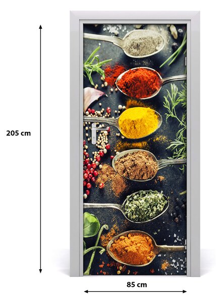 Fototapeta na dvere samolepiace korenie 85x205 cm