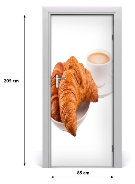 Fototapeta na dvere samolepiace raňajky 85x205 cm