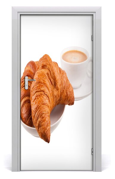 Fototapeta na dvere samolepiace raňajky 95x205 cm