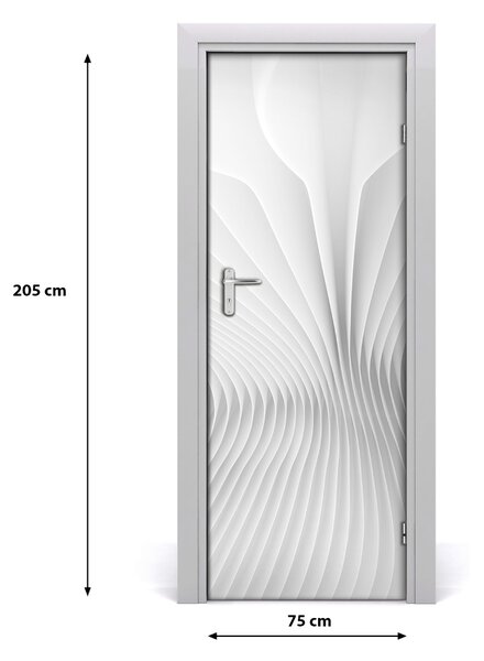 Samolepiace fototapety na dvere abstrakcie línia 75x205 cm