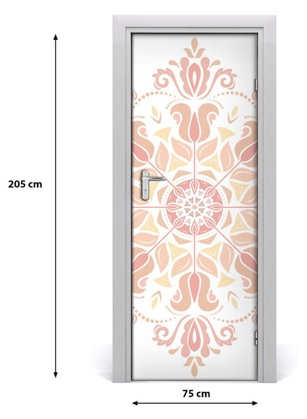 Samolepiace fototapety na dvere orientálny vzor 75x205 cm
