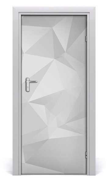 Samolepiace fototapety na dvere abstrakcie trojuholníky 85x205 cm