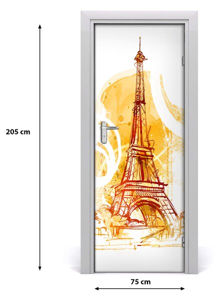 Samolepiace fototapety na dvere leto 75x205 cm