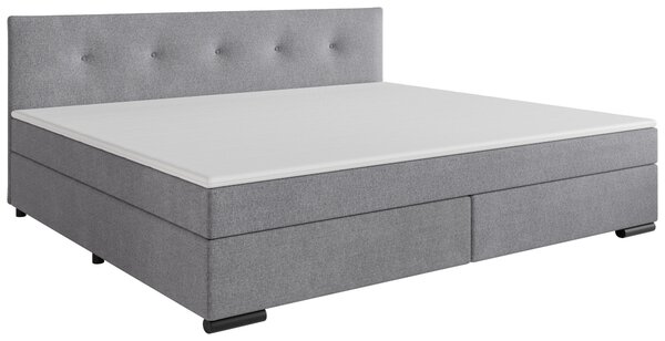 BOXSPRINGOVÁ POSTEĽ, 240/200 cm, svetlosivá P & B - Online Only spálne, Online Only