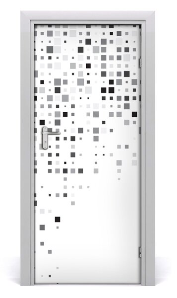 Samolepiace fototapety na dvere abstrakcie štvorca 85x205 cm
