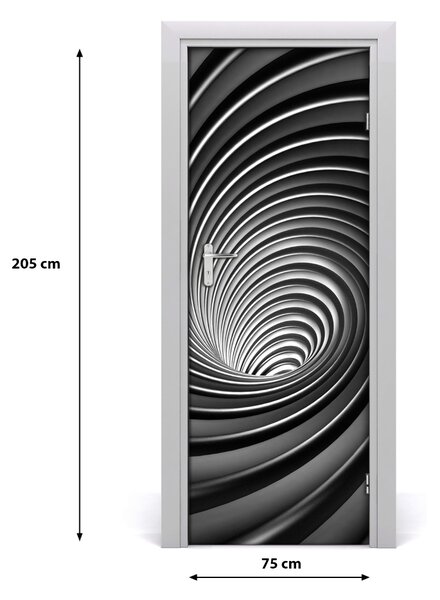 Samolepiace fototapety na dvere abstrakcie vír 75x205 cm