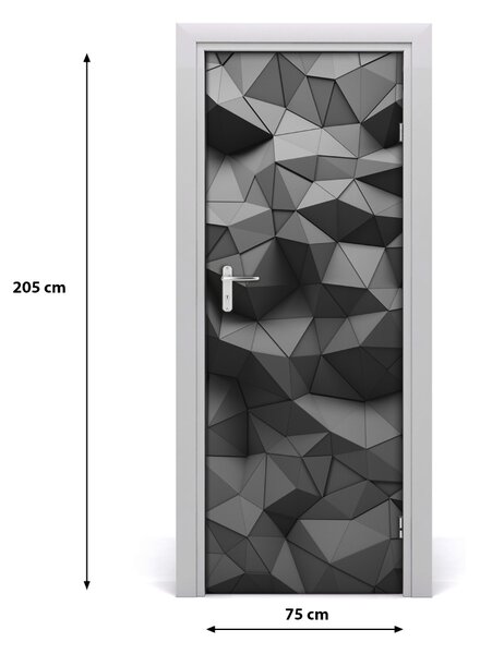 Samolepiace fototapety na dvere abstrakcie 3D 75x205 cm