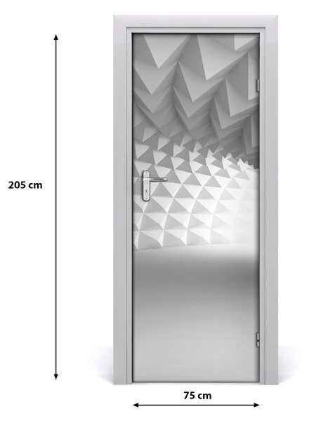 Samolepiace fototapety na dvere abstrakcie tunel 75x205 cm