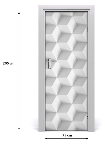Samolepiace fototapety na dvere abstrakcie 3D 75x205 cm