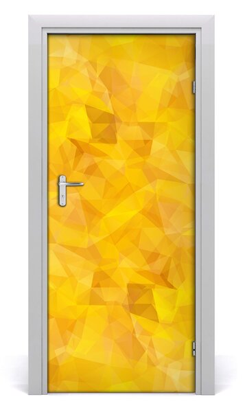 Samolepiace fototapety na dvere abstrakcie trojuholníky 85x205 cm