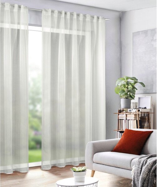 Voálová záclona v prírodnej farbe 135x245 cm Uni – Sehlbach