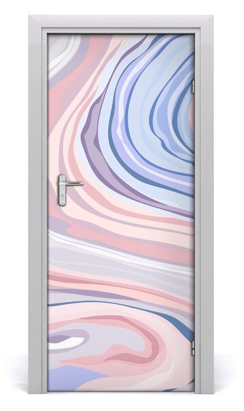 Samolepiace fototapety na dvere abstrakcie vlny 85x205 cm
