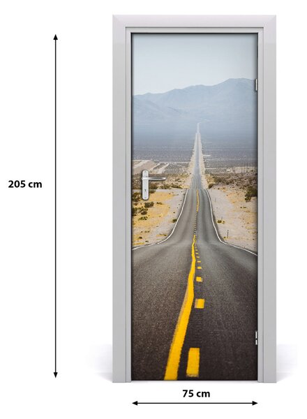 Fototapeta samolepiace na dvere cesta 75x205 cm