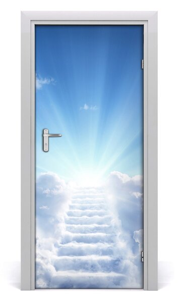 Fototapeta samolepiace na dvere schody do neba 85x205 cm