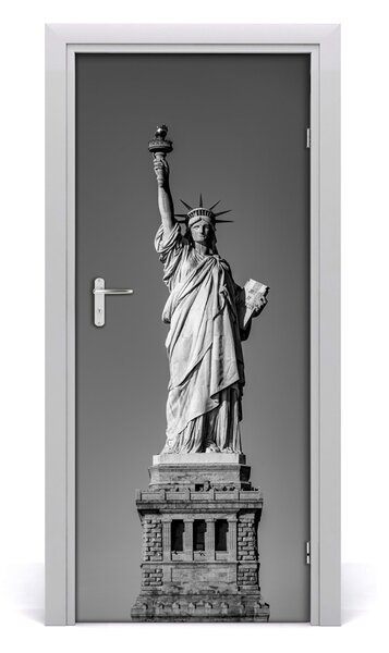 Fototapeta samolepiace na dvere socha Slobody 85x205 cm