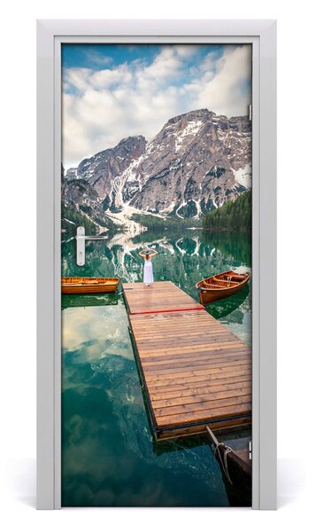 Fototapeta samolepiace na dvere hory 85x205 cm