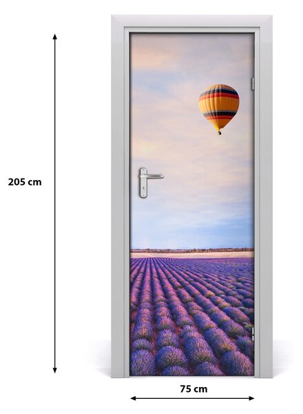 Fototapeta samolepiace na dvere Pola Lawenda 75x205 cm